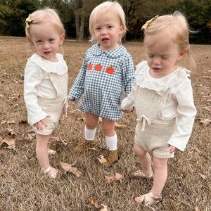 Baby sweater romper size 73cm (fits like 9M)